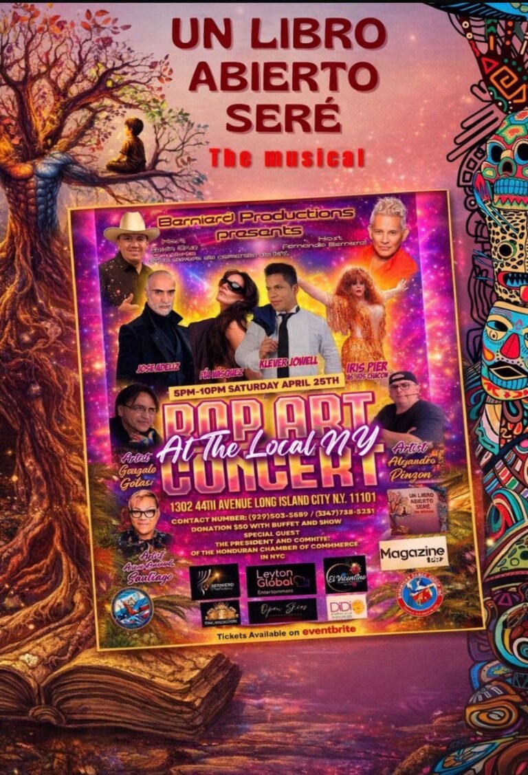 Un Libro Abierto Seré: The Musical” se integra al Pop Art Concert en evento exclusivo de prensa en Nueva York*de la mano de Díaz publicist